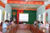 Cán bộ Trung tâm tham dự buổi Công bố trực tuyến