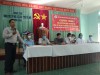 Ông Phan Minh Hải - Phó Chủ tịch thường trực Hội Bảo trợ bệnh nhân nghèo Bình Định (người ngồi thứ hai từ trái sang)