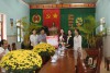 Bà Huỳnh Thúy Vân, Tỉnh ủy viên - Phó Chủ tịch HĐND tỉnh Bình Định (người thứ ba từ phải sang) đại diện Hội đồng nhân dân tỉnh đến thăm và tặng quà Tết