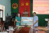 Bà Ngô Thị Thùy Linh - Giám đốc Trung tâm Bảo trợ xã hội tổng hợp tỉnh Bình Thuận - đến giao lưu và trao đổi kinh nghiệm