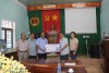 Ông Nguyễn Mỹ Quang Chủ tịch Hội Bảo trợ người khuyết tật và Bảo vệ quyền trẻ em tỉnh Bình Định đến thăm và tặng quà nhân dịp Tết Giáp Thìn - Năm 2024