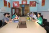 Bà Đỗ Thị Diệu Hạnh - Giám đốc Sở Lao động Thương binh và Xã hội Bình Định - đại diện lãnh đạo Sở đến thăm và tặng quà Tết Trung thu cho các cháu tại Trung tâm