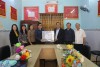 Ông Nguyễn Mỹ Quang Chủ tịch Hội Bảo trợ người khuyết tật và Bảo vệ quyền trẻ em tỉnh Bình Định đến thăm và tặng quà nhân dịp Tết Ất Tỵ - 2025