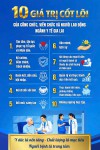 10 GIÁ TRỊ CỐT LÕI CỦA CÔNG CHỨC, VIÊN CHỨC VÀ NGƯỜI LAO ĐỘNG NGÀNH Y TẾ TỈNH GIA LAI