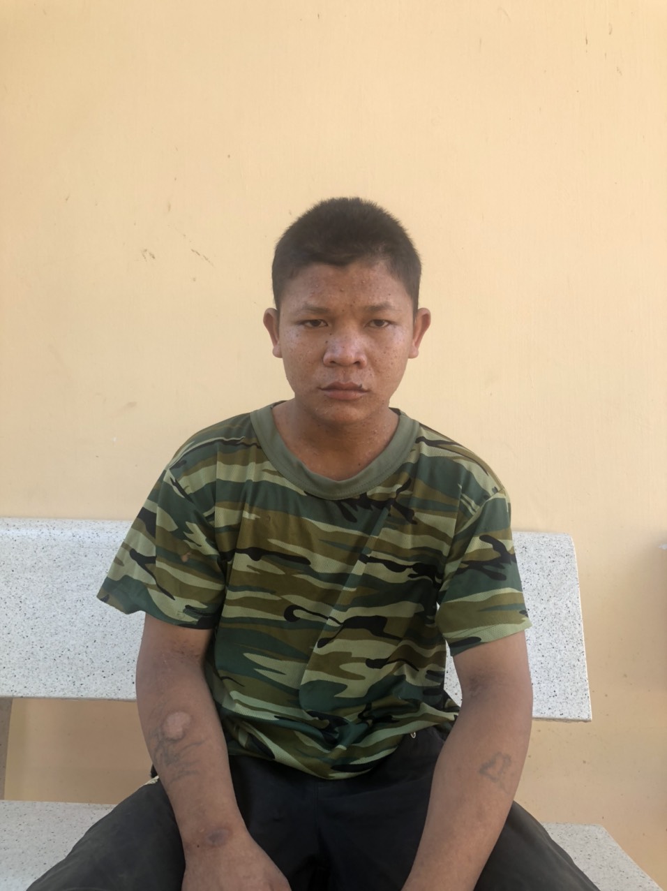 Đối tượng Nguyễn Thanh Khoa (tên tạm đặt) bị câm điếc đã trốn khỏi Trung tâm